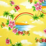 Yellow with Rainbows