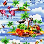 Monkeys on the Island, Blue