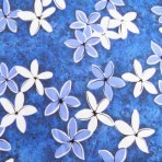 Blue Plumerias