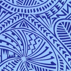 Tribal Print Blue